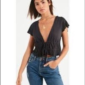 Urban Outfitters Kimchi Blue Black Top